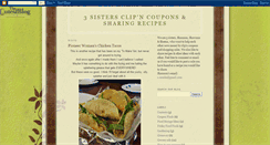 Desktop Screenshot of 3sisterssharingideas.blogspot.com