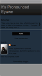 Mobile Screenshot of itspronouncedeyawn.blogspot.com