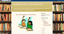 Desktop Screenshot of mastersecundariaviu.blogspot.com