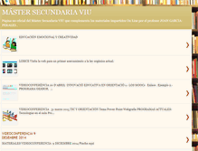 Tablet Screenshot of mastersecundariaviu.blogspot.com