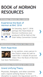 Mobile Screenshot of bookofmormonresources.blogspot.com