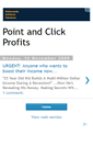 Mobile Screenshot of point-click-profits.blogspot.com