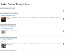 Tablet Screenshot of darkersideofbridgetjones.blogspot.com