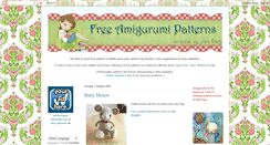 Desktop Screenshot of freeamigurumipatterns.blogspot.com