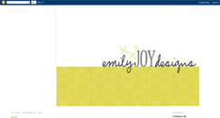 Desktop Screenshot of emilyjoydesigns.blogspot.com