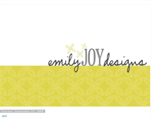 Tablet Screenshot of emilyjoydesigns.blogspot.com