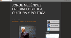 Desktop Screenshot of jorgemelendezpreciado.blogspot.com