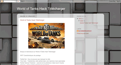 Desktop Screenshot of meilleurworldoftankshack.blogspot.com