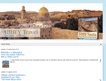 Tablet Screenshot of pellegrinaggi-terra-santa.blogspot.com