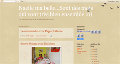 Desktop Screenshot of naellemabelle.blogspot.com