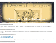 Tablet Screenshot of idreamofhalloween.blogspot.com