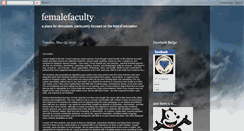 Desktop Screenshot of femalefaculty.blogspot.com