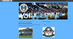 Desktop Screenshot of escolinha-do-gremio.blogspot.com