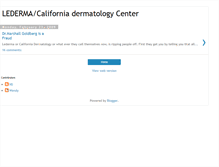 Tablet Screenshot of lederma-californiadermatology.blogspot.com