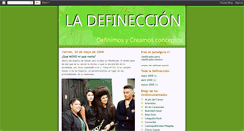 Desktop Screenshot of ladefineccion.blogspot.com