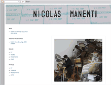 Tablet Screenshot of nicolasmanenti.blogspot.com