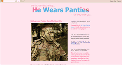 Desktop Screenshot of menwhowearpanties.blogspot.com