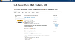 Desktop Screenshot of cubscoutpack3326.blogspot.com