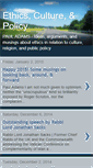 Mobile Screenshot of ethicsculture.blogspot.com