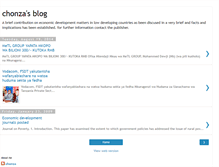 Tablet Screenshot of chonzasblog.blogspot.com