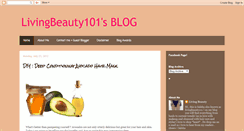 Desktop Screenshot of livingbeauty101.blogspot.com