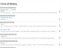 Tablet Screenshot of circle-of-destiny.blogspot.com