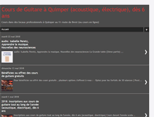 Tablet Screenshot of coursguitarequimper.blogspot.com