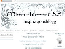 Tablet Screenshot of minnehjornet.blogspot.com