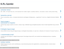 Tablet Screenshot of kpl-szemle.blogspot.com