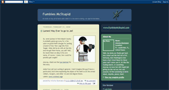 Desktop Screenshot of fumblesmcstupid.blogspot.com