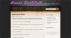 Desktop Screenshot of crzshopper.blogspot.com