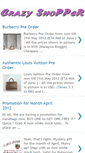 Mobile Screenshot of crzshopper.blogspot.com