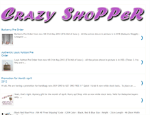 Tablet Screenshot of crzshopper.blogspot.com