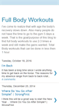 Mobile Screenshot of fullbodyworkout.blogspot.com