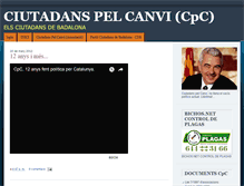 Tablet Screenshot of ciutadanspelcanvi.blogspot.com