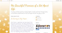 Desktop Screenshot of hisbeautifulpromises.blogspot.com