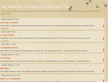 Tablet Screenshot of hisbeautifulpromises.blogspot.com