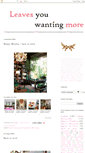 Mobile Screenshot of leavesyouwantingmore.blogspot.com