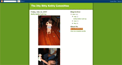 Desktop Screenshot of ittybittyknittycommittee.blogspot.com