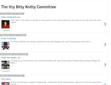 Tablet Screenshot of ittybittyknittycommittee.blogspot.com