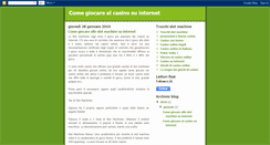 Desktop Screenshot of giocarealcasinosuinternet.blogspot.com