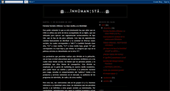 Desktop Screenshot of inhumanista.blogspot.com