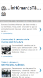 Mobile Screenshot of inhumanista.blogspot.com