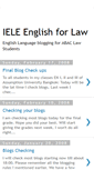 Mobile Screenshot of english4law.blogspot.com