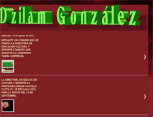 Tablet Screenshot of dzilamgonzalez2010.blogspot.com