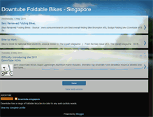 Tablet Screenshot of downtubesg.blogspot.com
