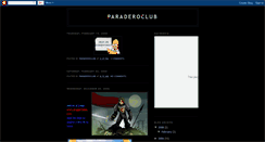 Desktop Screenshot of paraderoclub.blogspot.com