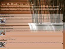 Tablet Screenshot of heartofthehomeless.blogspot.com