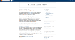 Desktop Screenshot of nationalistview.blogspot.com