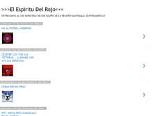 Tablet Screenshot of elespiritudelrojo.blogspot.com